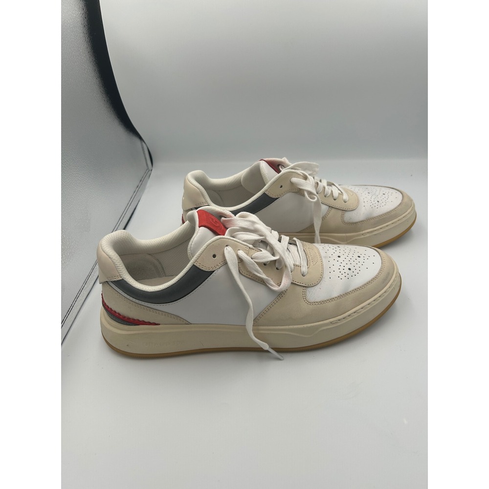 Cole Haan GrandSeries Grand Crosscourt Mens 13M White Beige Sneakers C40060